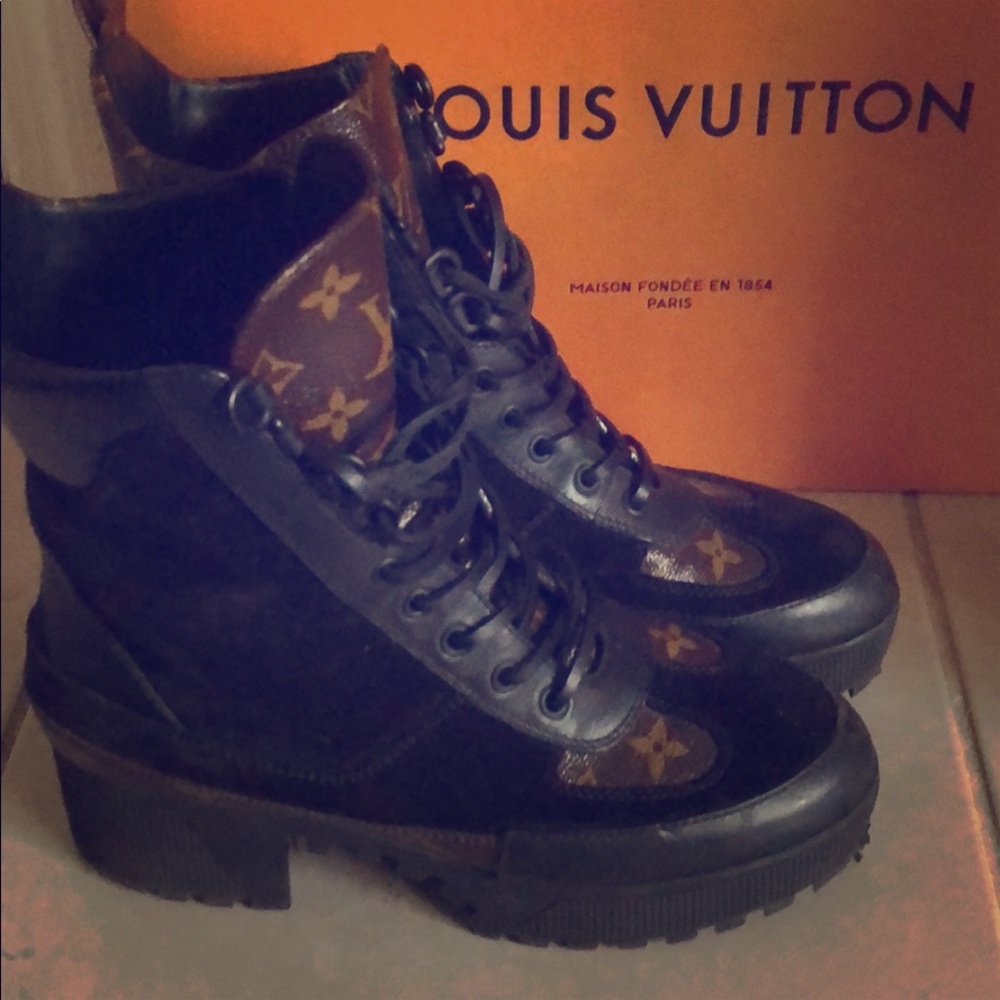 Authentic Louis Vuitton Dessert boots